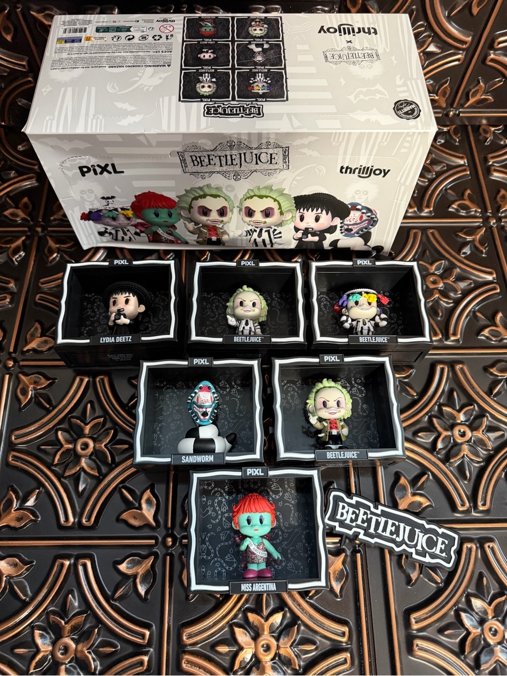 Beetlejuice Collectible Pixl Figure Set - Multi-Color